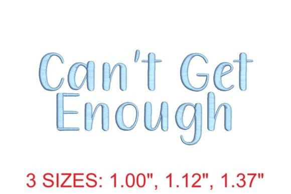 Can't Get Enough Embroidery Font: A Designer's Guide