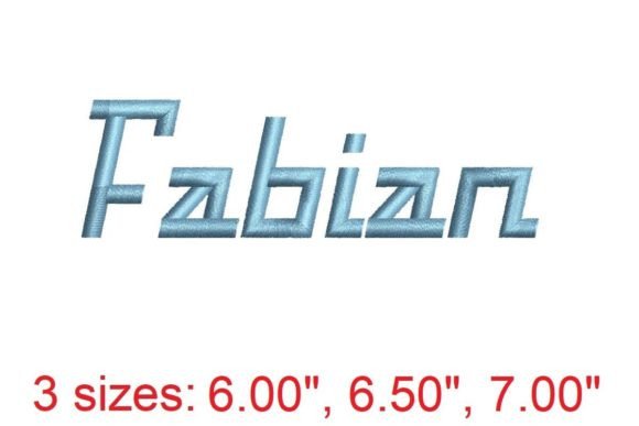 Discover the Fabian Embroidery Font for Your Projects