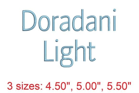 Dorandani LT Embroidery Font: Elevating Every Stitch with Style