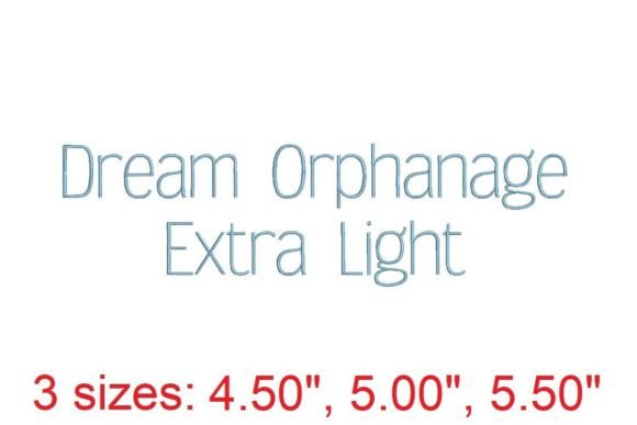 Dream Orphanage EL: The Elegant Embroidery Font for Modern Makers