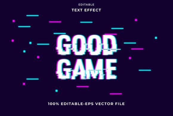 Editable Text Effect Good Game: A Creative Edge for Designers