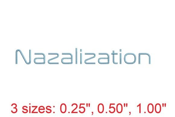 Elevate Every Stitch: The Nazalization Embroidery Font
