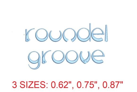Elevate Your Craft: The Roundel Groove Embroidery Font