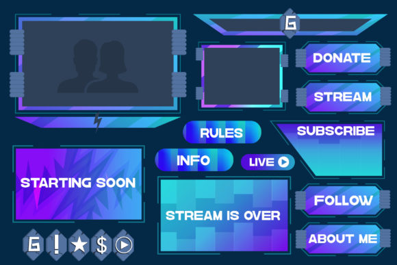 Elevate Your Stream: Overlay the Game on a Dark Background. B