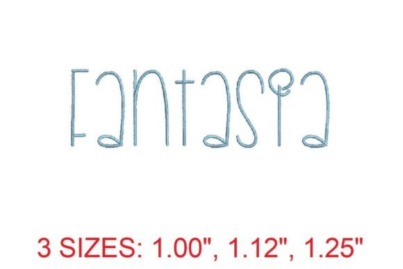 Fantasia Embroidery Font: A Whimsical Design Asset