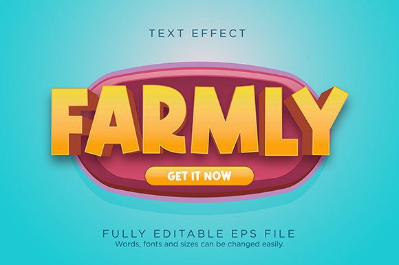 Farmly Game UI Button Text Effect Font: Adding Playful Charm to Your Designs
