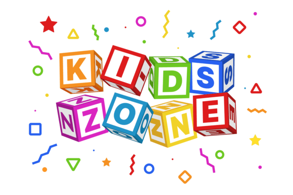 Kids Zone Blocks: Color Geometric Elements for Playful Branding