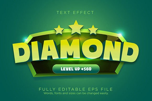 Level Up Diamond Game UI Button Text: The Font That Commands a Click