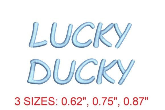 Lucky Ducky Font: A Whimsical Stroke of Design Luck