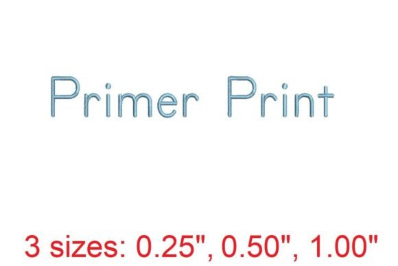 Primer Print Embroidery Font: A Designer's Guide