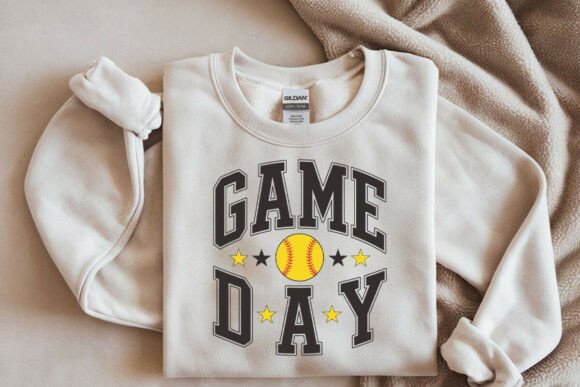 Retro Softball Game Day Design Svg: Vintage Charm for Modern Projects