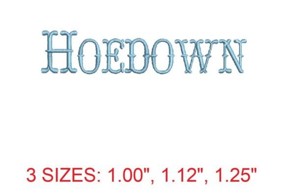 Stitch with Style: The Hoedown Embroidery Font Guide