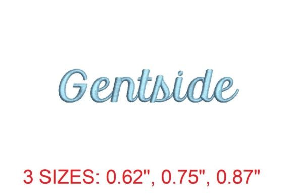 Timeless Elegance in Every Stitch: The Gentside Embroidery Font